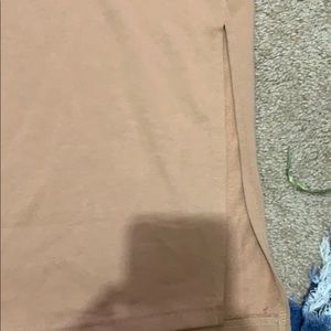 Misguided Nude Long Skirt